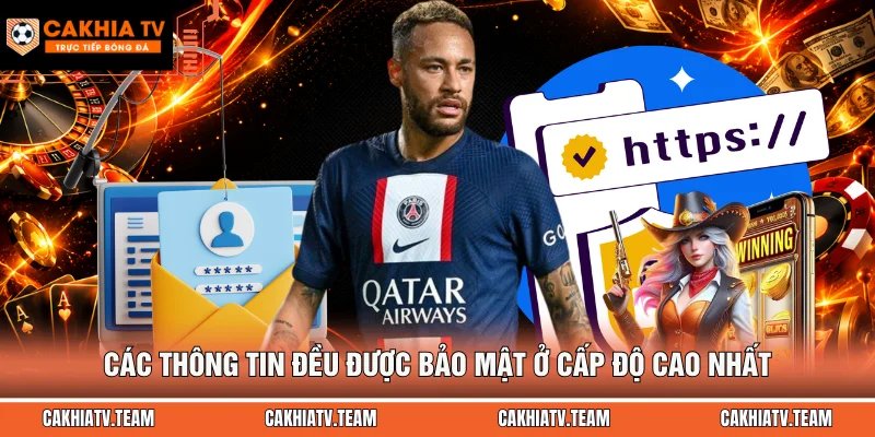 Các thông tin đều được bảo mật ở cấp độ cao nhất