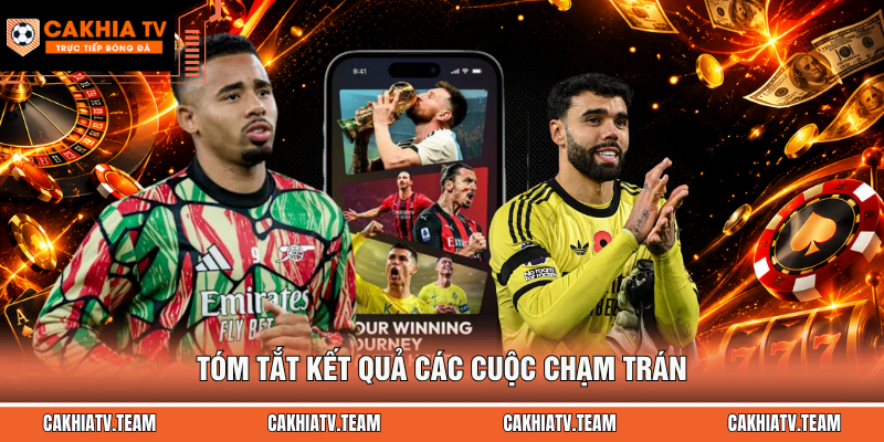 Tóm tắt kết quả các cuộc chạm trán