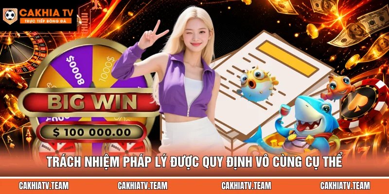 Trách nhiệm pháp lý được quy định vô cùng cụ thể